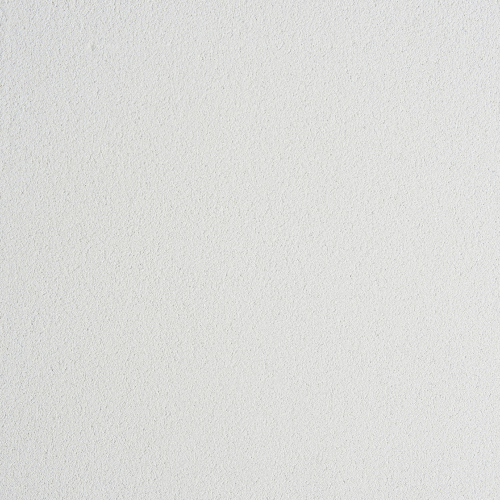 Acoustic plaster in a smooth pale finish