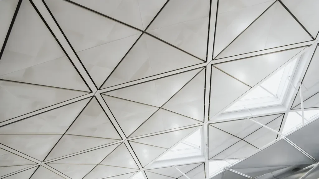 Ceiling Finish: Metallic Panelled Ceilings