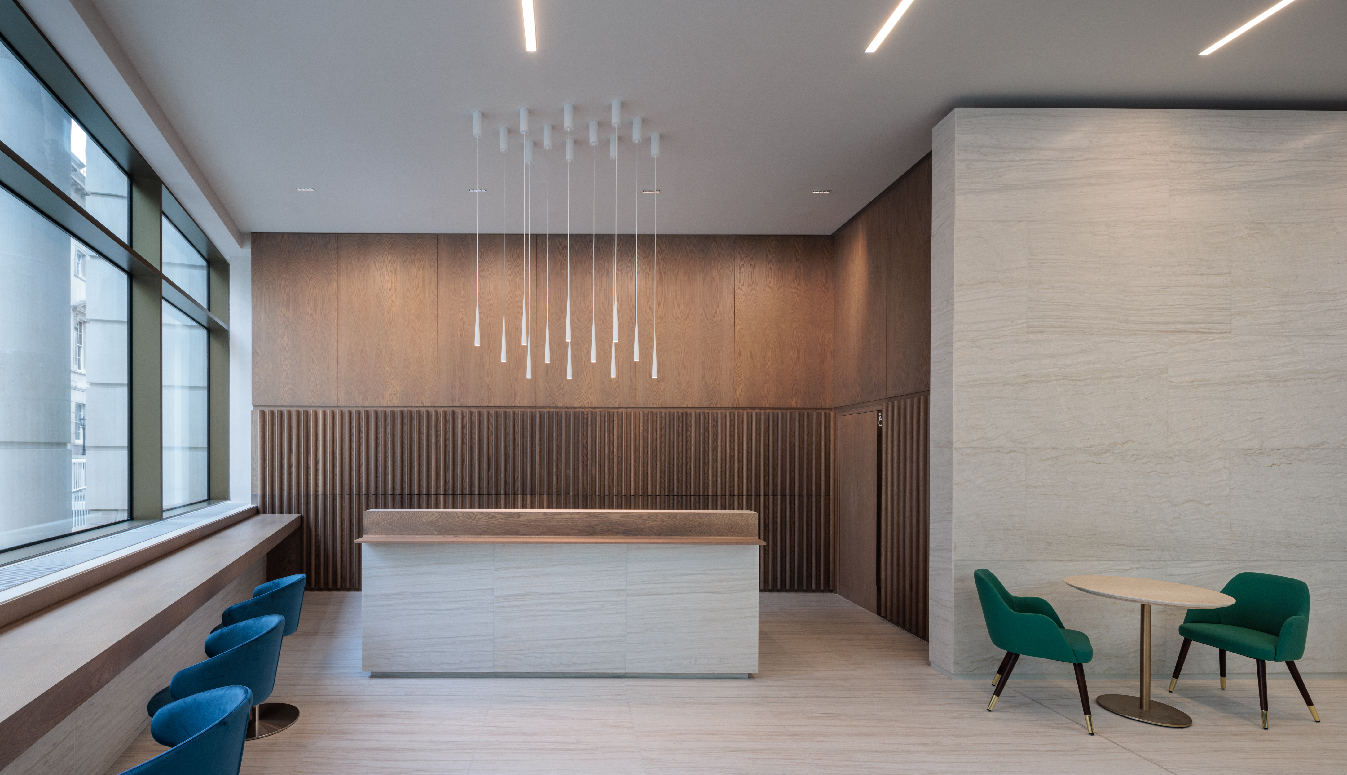 Armourcoat acoustic plaster at Gresham Street